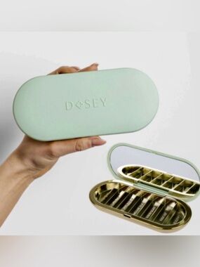DOSEY 7-Day Pill Compact - Green